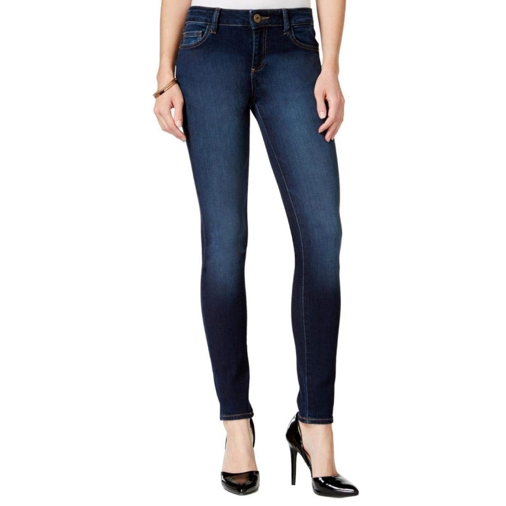 J Brand Mid-Rise Skinny Fit Jeans in Atlantis Blue - SZ 25